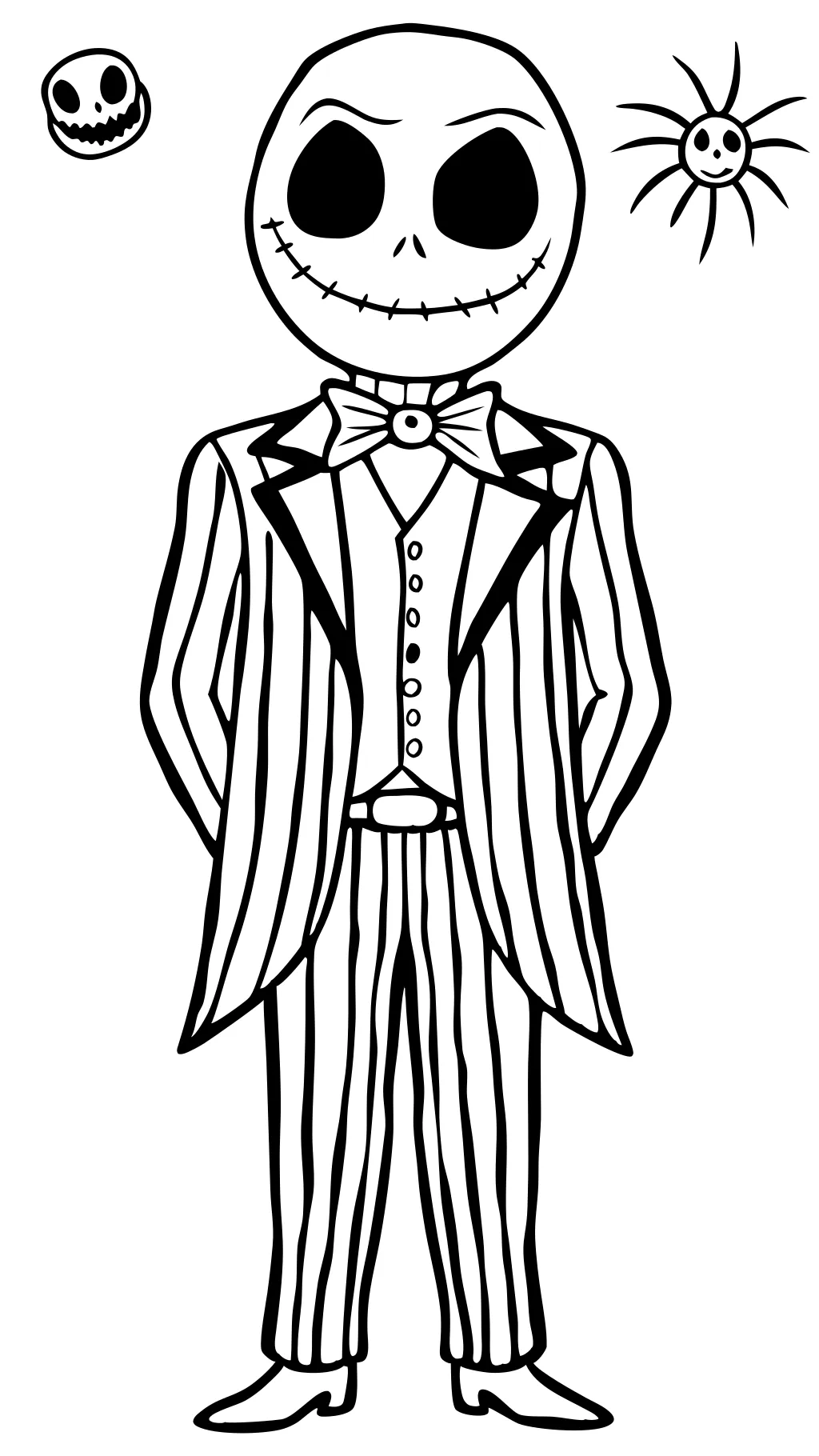 coloriage jack skellington